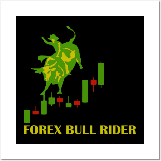 Forex Bull Rider Posters and Art